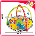 Educational soft baby mat baby play mat with hanging toys